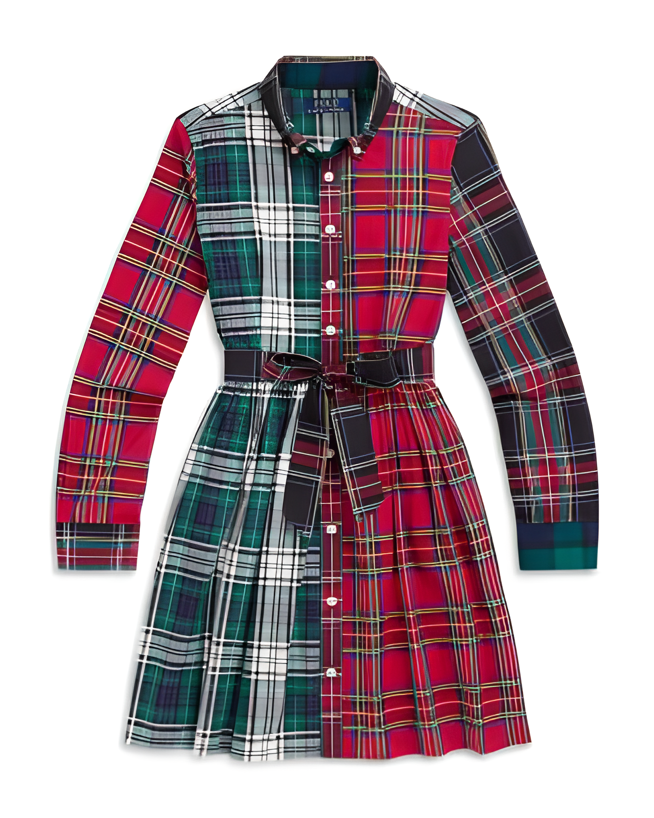 Toddler Multi Plaid Dress