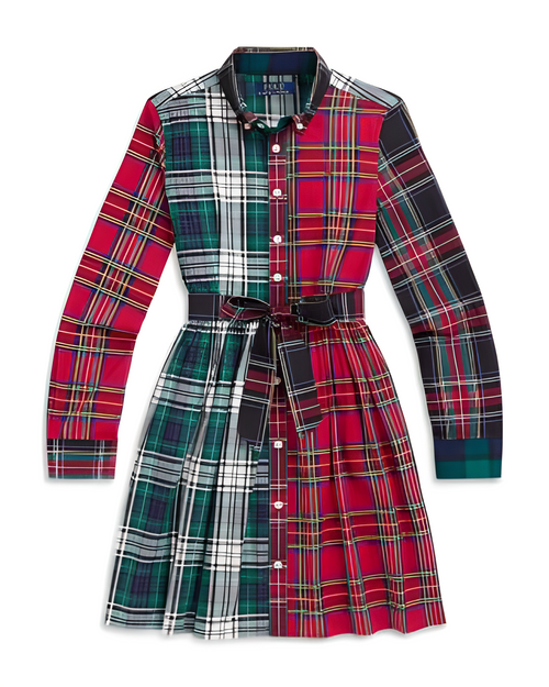 Kleid für Kleinkinder mit Schottenkaromuster