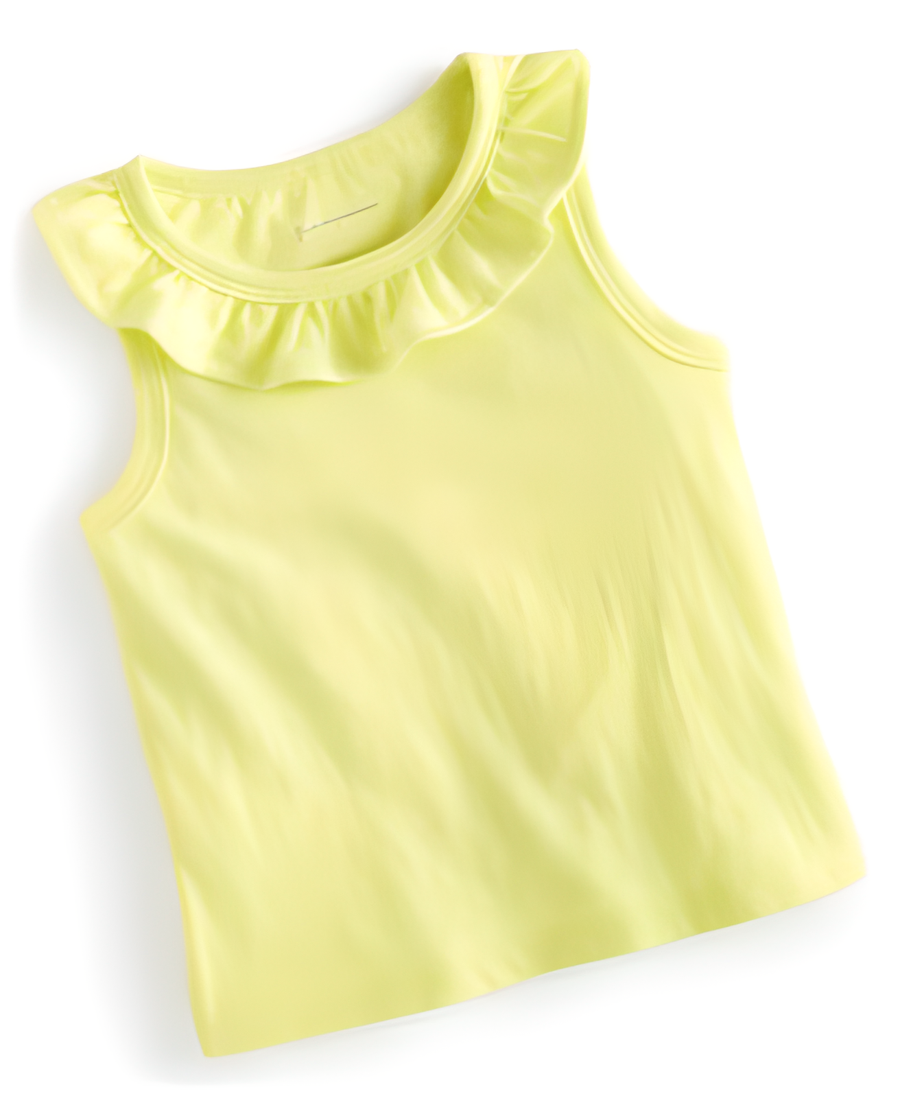 Baby Girls Solid Ruffle-Trim Tee