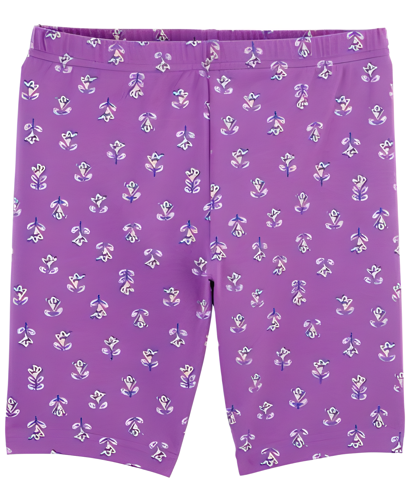 Big Girls Floral Biker Shorts