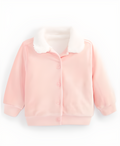 Baby Girls Faux-Sherpa-Collar Jacket