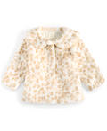 Baby Girls Faux-Fur Leopard-Print Jacket