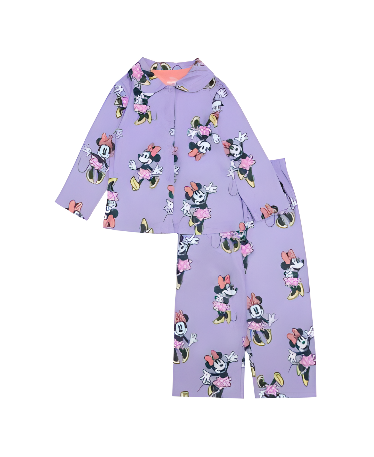 Toddler Girl Long Sleeve Minnie Mouse Pajama