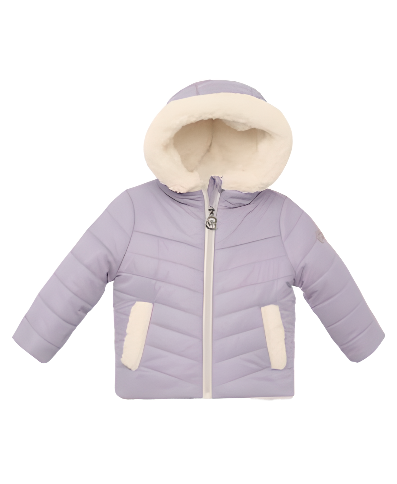 Infant Girl Plush Puffer Jacket