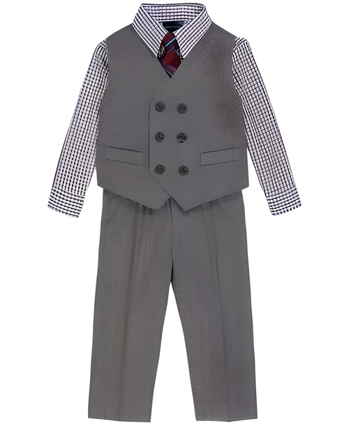 Langarmshirt, Weste und Hose für Kleinkinder und Jungen