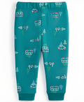 Baby Boys Tree Transport Print Pants