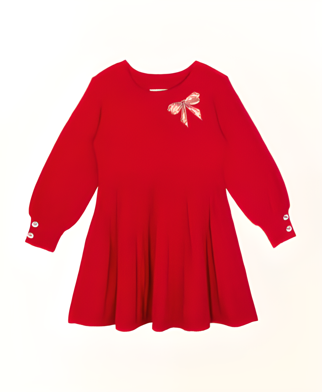 Little Girls Fuzzy Sweater Dress