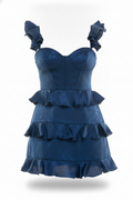 Sage Flower Pattern Dress