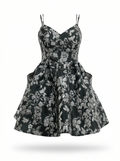 Metallic Jacquard Fit Dress